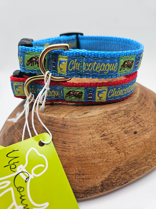 Chincoteague Island Dog Collar