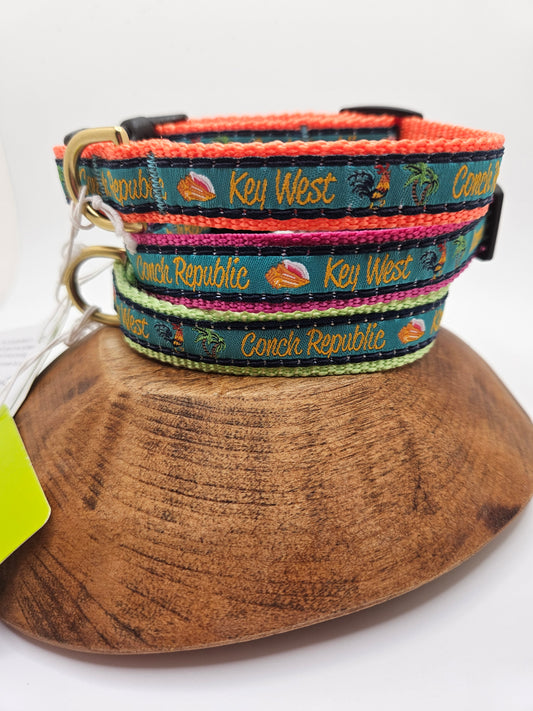 Key West/Conch Republic Dog Collar